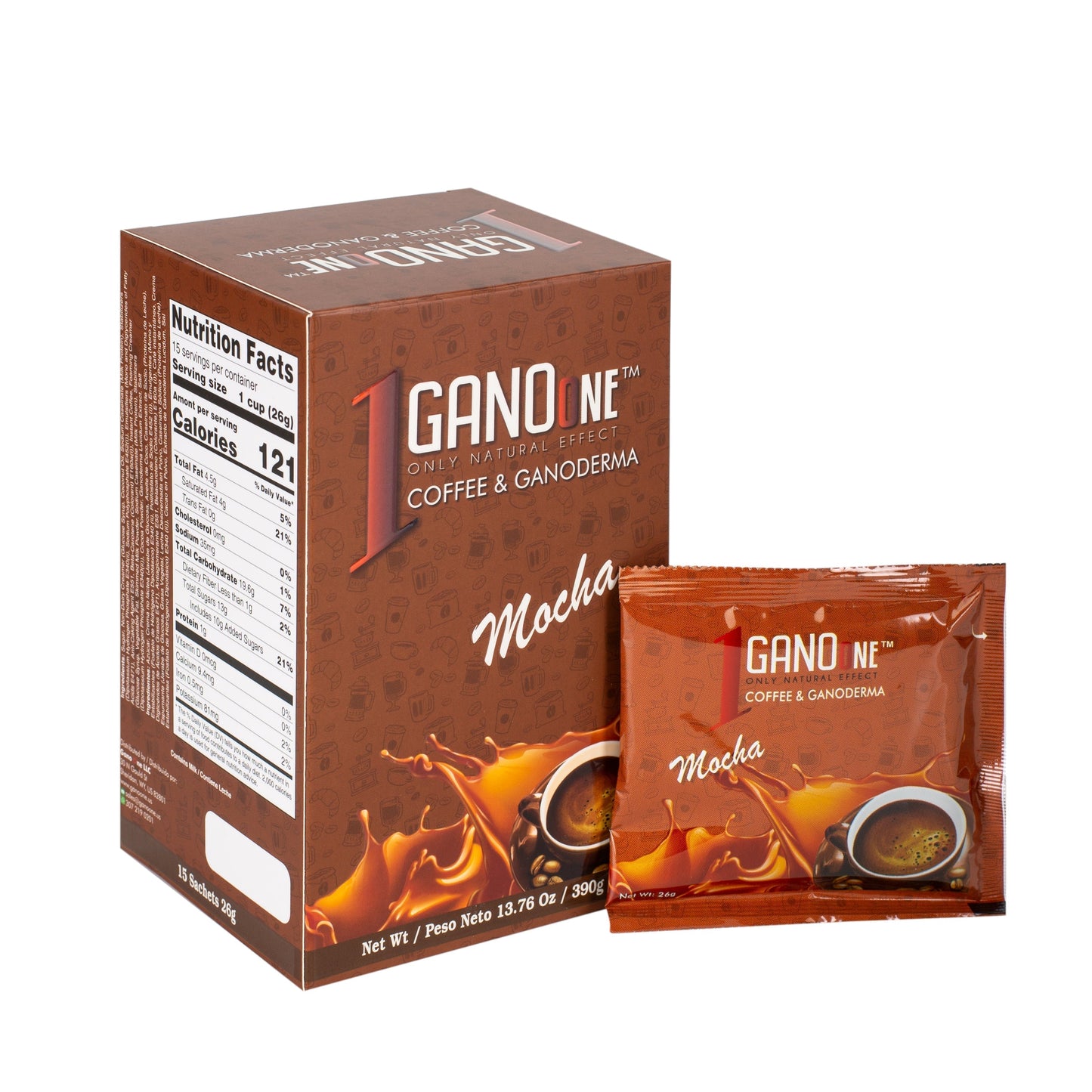 GanoOne Mocha Reishi Coffee — 10 Boxes