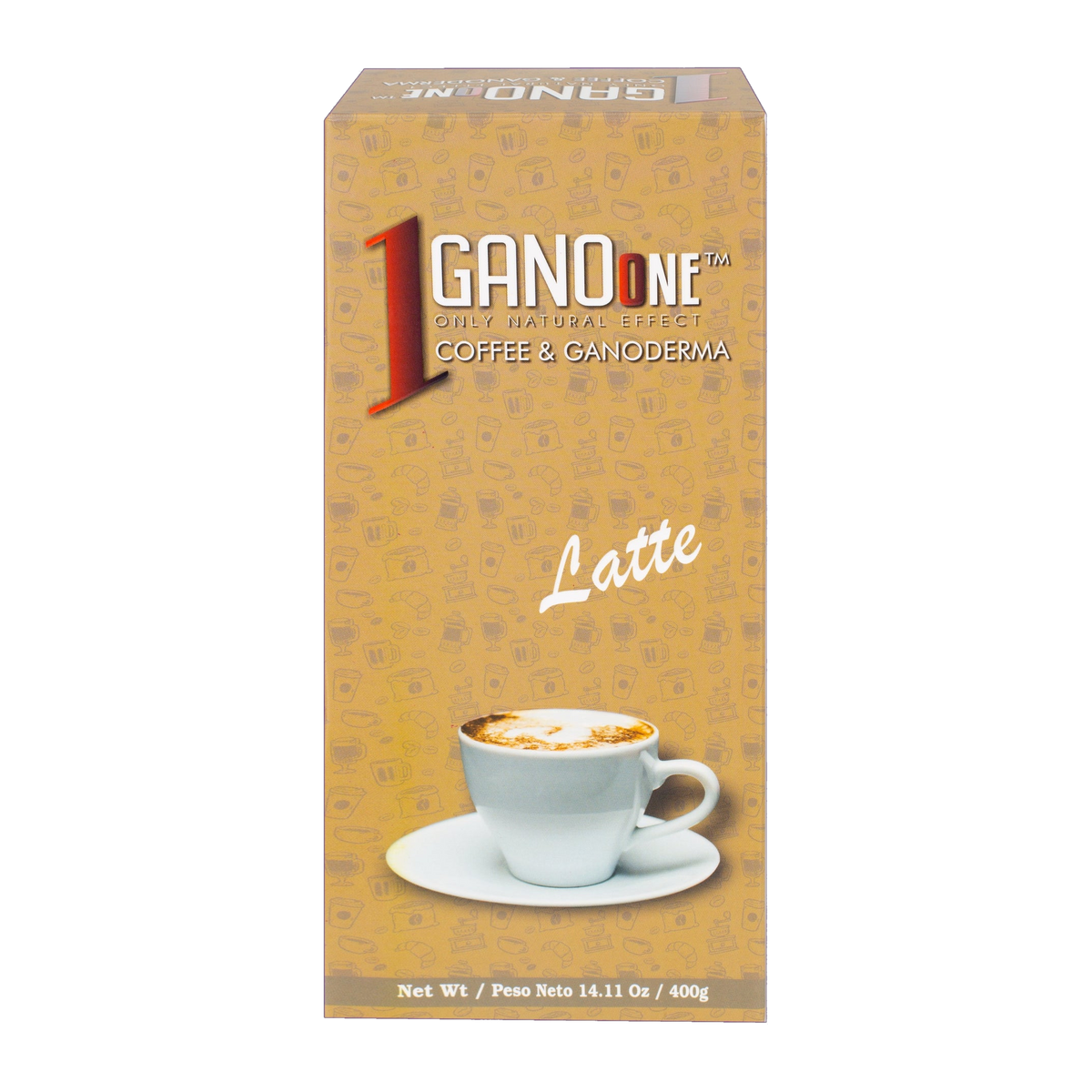 GanoOne Latte Reishi Coffee — 1 Box
