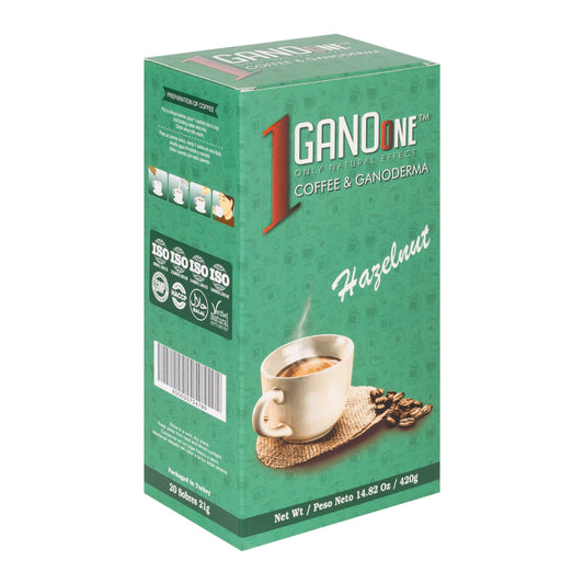 GanoOne Hazelnut Reishi Coffee — 1 Box