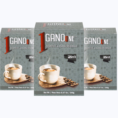 GanoOne 2-in-1 Reishi Coffee — 3 Boxes