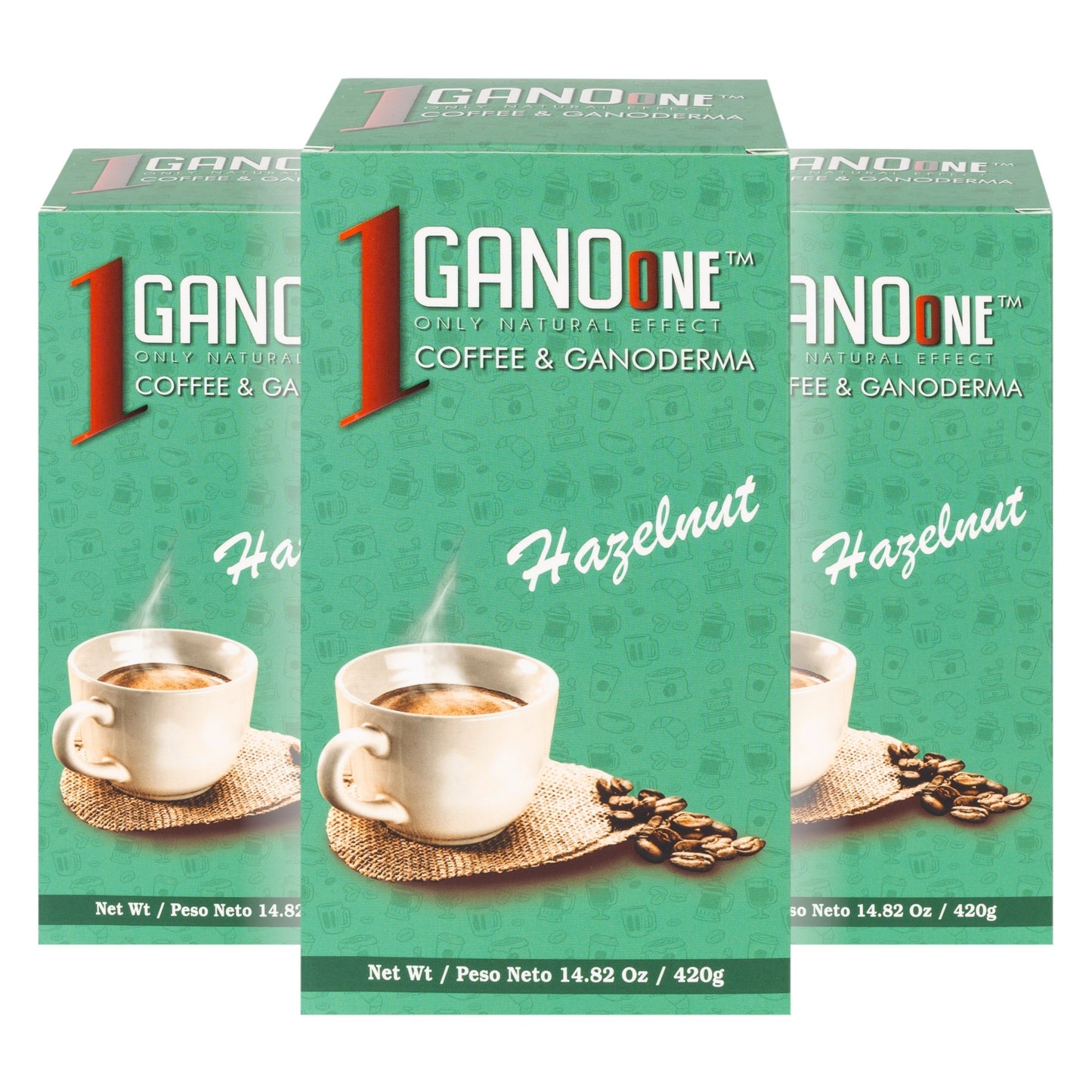 GanoOne Hazelnut Reishi Coffee — 20 Boxes