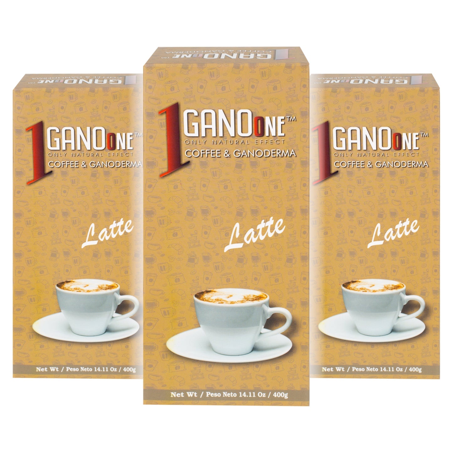 GanoOne Latte Reishi Coffee — 10 Boxes