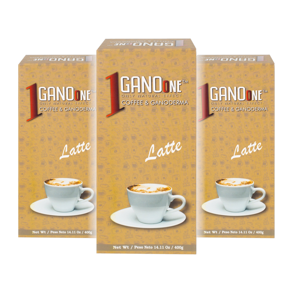 GanoOne Latte Reishi Coffee — 1 Box