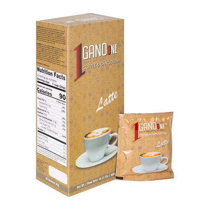 GanoOne Latte Reishi Coffee — 1 Box