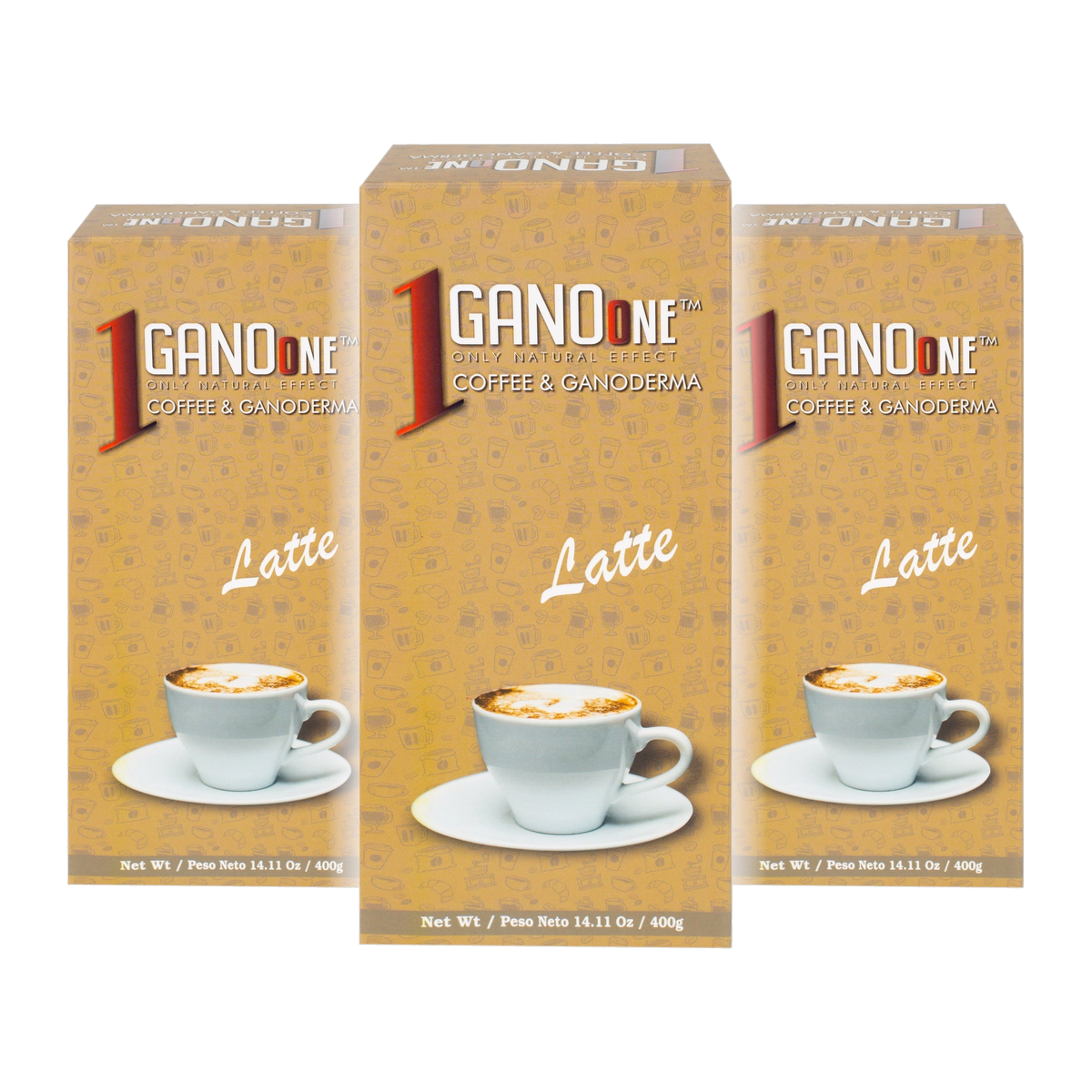 GanoOne Latte Reishi Coffee — 2 Boxes
