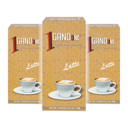 GanoOne Latte Reishi Coffee — 3 Boxes
