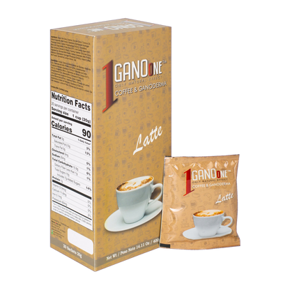 GanoOne Latte Reishi Coffee — 3 Boxes