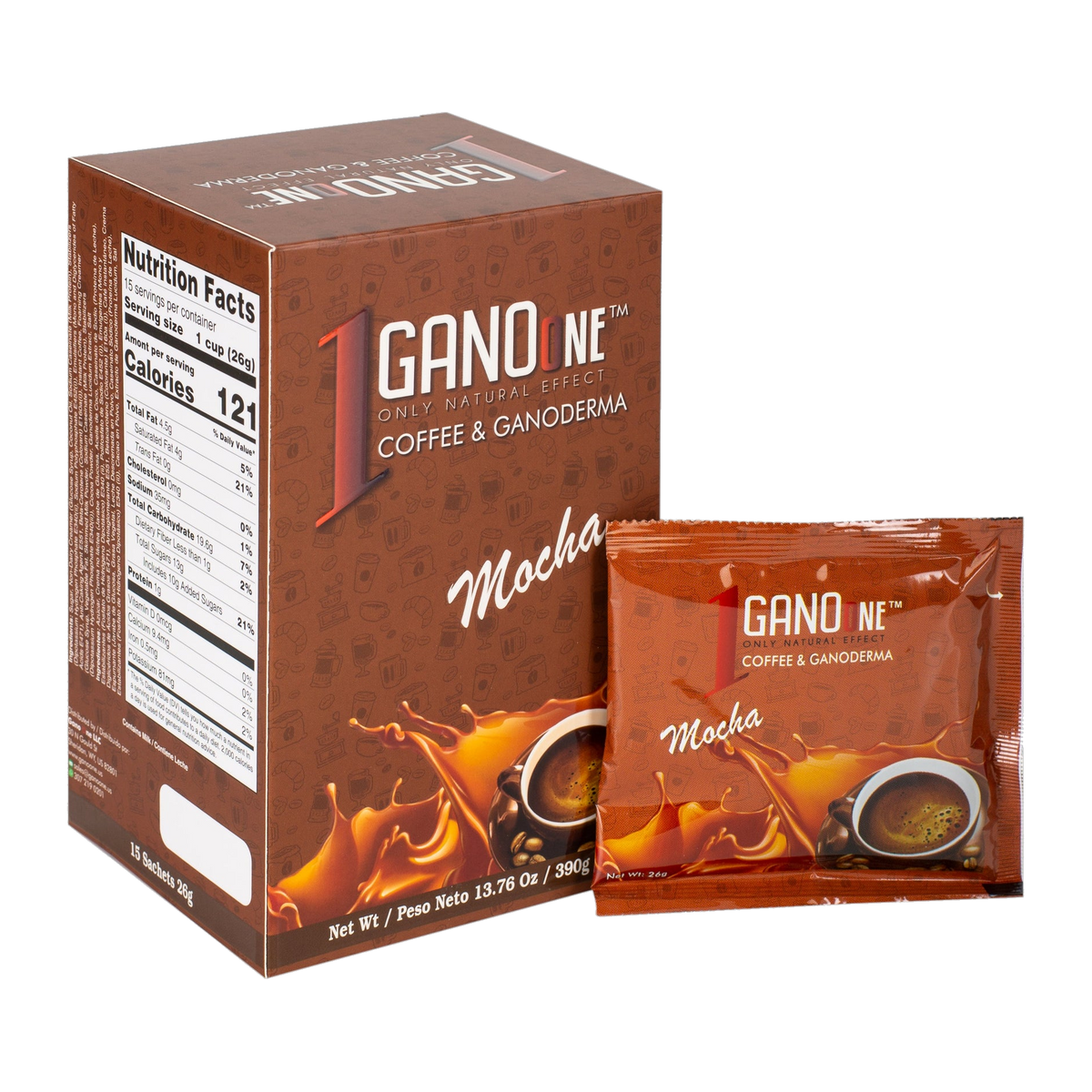 GanoOne Mocha Reishi Coffee — 1 Box
