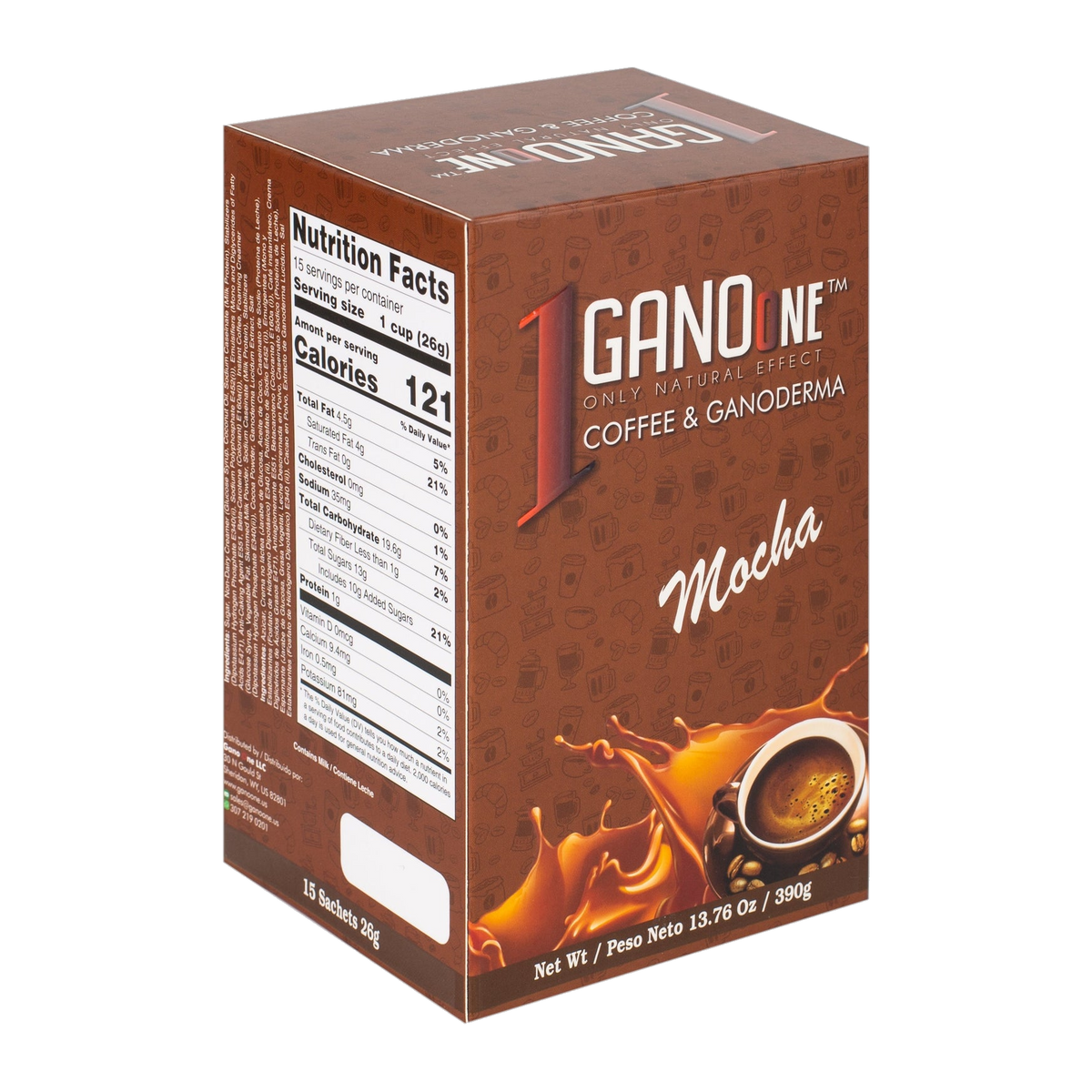 GanoOne Mocha Reishi Coffee — 2 Boxes