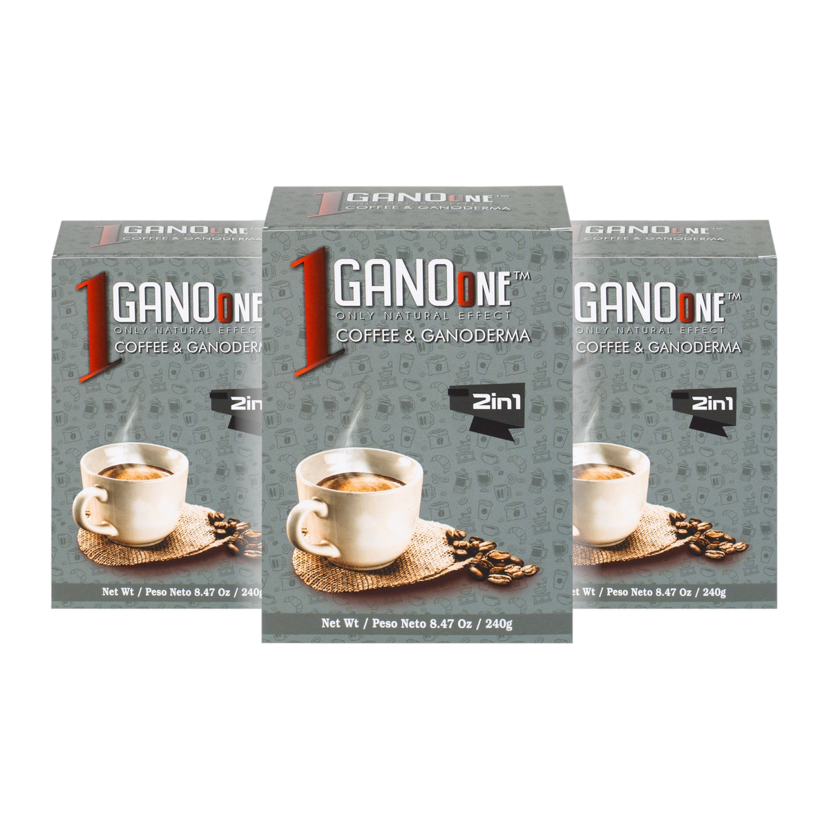 GanoOne 2-in-1 Reishi Coffee — 5 Boxes