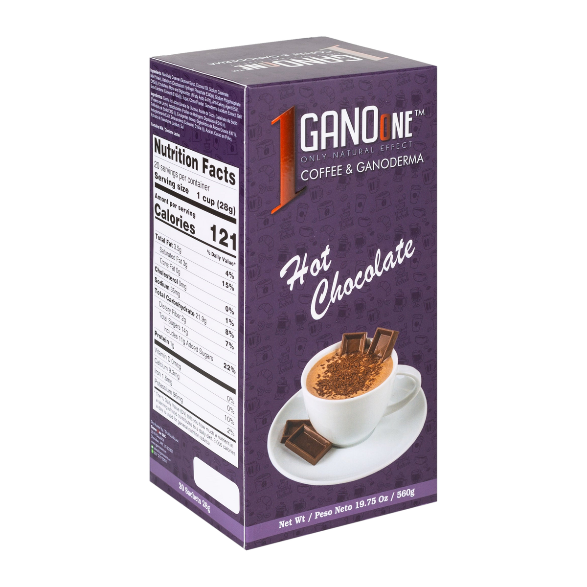GanoOne Hot Chocolate — 3 Boxes